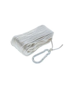 Solid Braid Anchor Line with Spring Hook